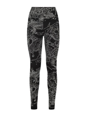 PHILIPP PLEIN PHILIPP PLEIN Legginsy 979 Czarny Active Fit