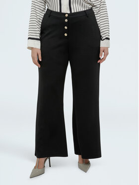 Fiorella Rubino Fiorella Rubino Pantaloni di tessuto P828L002356N033 Nero Regular Fit