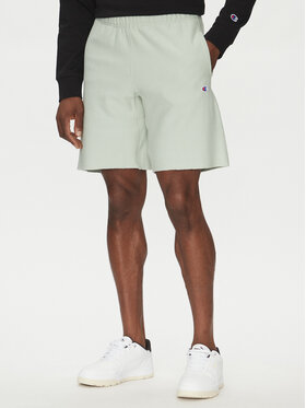 Champion Champion Спортни шорти 220764 Зелен Loose Fit