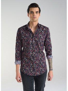 Pako Lorente Pako Lorente Koszula P24SF-1X-014-G Granatowy Slim Fit