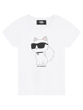 KARL LAGERFELD KARL LAGERFELD T-Shirt Z15416/10P Biały Slim Fit