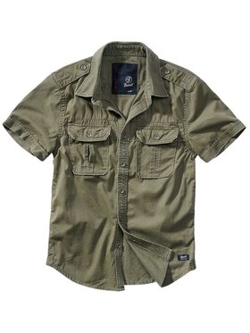 Brandit Brandit Koszula 4024.1.4XL Zielony Vintage Fit