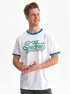 Top Secret Top Secret T-Shirt SPO5524BI Biały Loose Fit