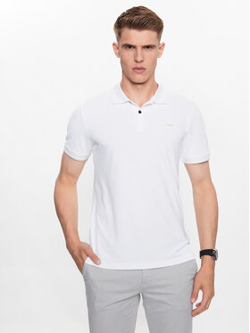 Guess Guess Polo M3YP35 KBS60 Biały Slim Fit