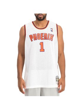 Mitchell & Ness Mitchell & Ness Tank top ALTERNATE JERSEY SUNS 2002 ANFERNEE HARDAWAY Biały Regular Fit