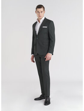 Pako Lorente Pako Lorente Spodnie garniturowe P24SF-6G-019 Zielony Slim Fit