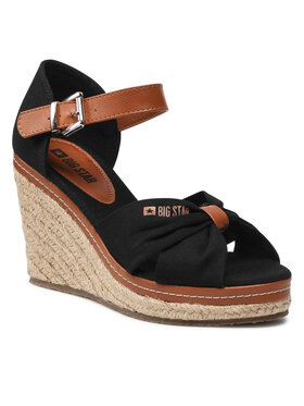Big Star Shoes Big Star Shoes Espadryle JJ274937 Czarny