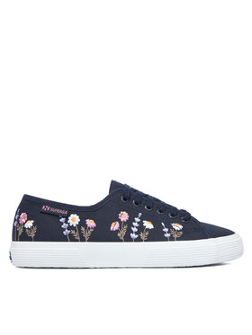 Superga Superga Tenisice 3750 Flower Embroidery Leggera S8161ZW Tamnoplava