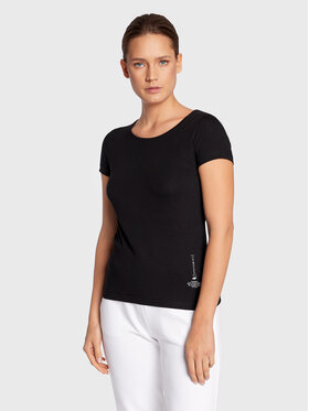 4F 4F T-Shirt H4Z22-TSD020 Czarny Slim Fit