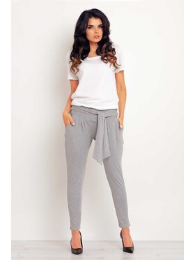 Infinite You Infinite You Spodnie damskie M105 Szary Basic Fit