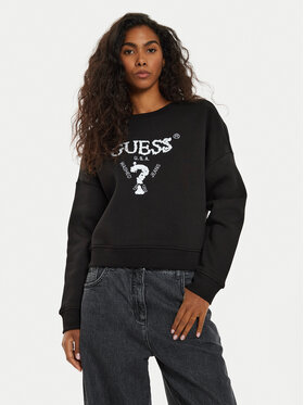 Guess Guess Džemperis V4BQ11 KCHX0 Juoda Regular Fit