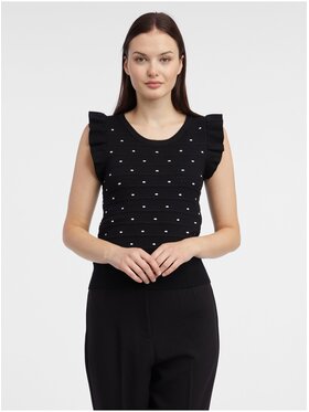 Orsay Orsay Sweter 507506660000__S Czarny Regular Fit