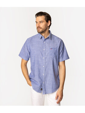 Lee Cooper Lee Cooper Koszula WILL2 1136 Niebieski Regular Fit