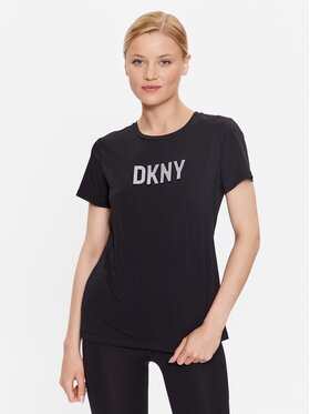 DKNY DKNY T-shirt P03ZBDNA Crna Regular Fit