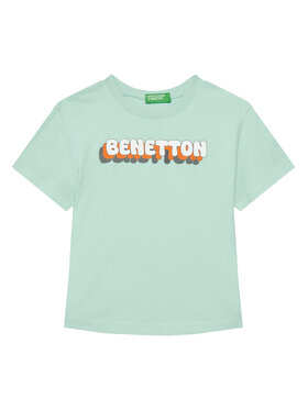 United Colors Of Benetton United Colors Of Benetton T-shirt 3I1XG10HT Verde Regular Fit