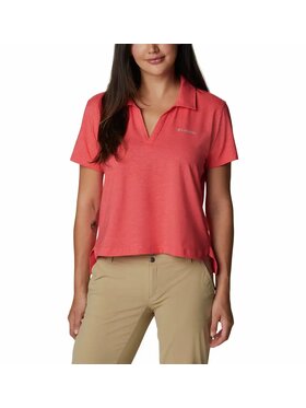 Columbia Columbia T-Shirt 199159 Czerwony Regular Fit