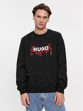 HUGO Hugo Mikina Duragol 50506990 Černá Regular Fit