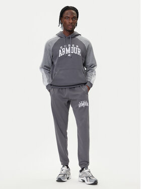 Under Armour Under Armour Felpa Ua Rival Fleece Colorblock 6003958 Grigio Loose Fit