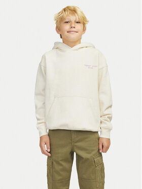 Jack&Jones Junior Jack&Jones Junior Суитшърт Noho Back Graphic 12263292 Екрю Relaxed Fit