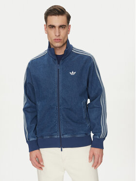 adidas adidas Джинсова куртка adicolor Denim Firebird JC6233 Голубий Loose Fit