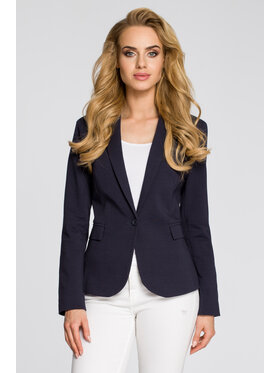 Made of Emotion Made of Emotion Marynarka M243 Granatowy Casual Fit