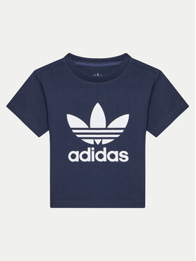 adidas adidas Tricou adicolor Trefoil IY2382 Bleumarin Regular Fit