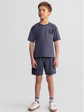 minoti minoti Zestaw 23fleece118B Szary Regular Fit
