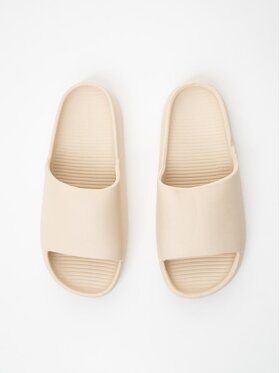 Urban Socks Urban Socks Klapki Kąpielowe Kremowe basen Strip Lift Slider 44/45 Biały