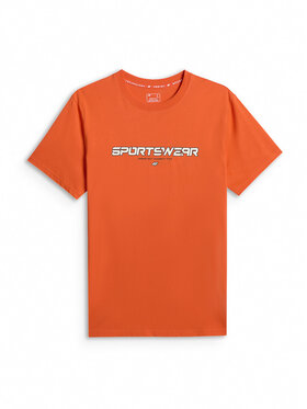 4F 4F T-Shirt BRAND CODE Pomarańczowy Regular Fit