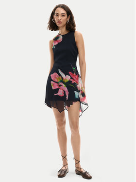 Desigual Desigual Літня сукня Nala 26SWVW46 Чорний Slim Fit