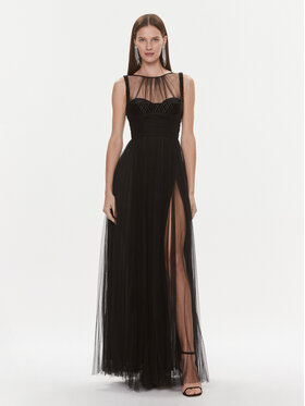 Elisabetta Franchi Elisabetta Franchi Официална рокля AB-400-36E3-V890 Черен Regular Fit