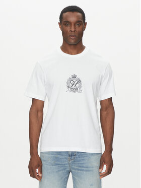 HUGO HUGO T-Shirt 50538246 Biały Regular Fit