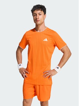 adidas adidas Koszulka techniczna 159391 Pomarańczowy Slim Fit