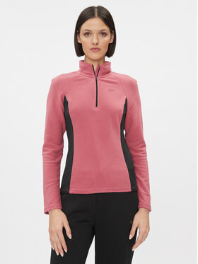 4F 4F Верхня термоактивна білизна 4FAW23UFLEF032 Рожевий Slim Fit