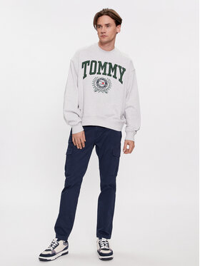 Tommy Jeans Hlače Austin DM0DM17678 Tamnoplava Slim Fit