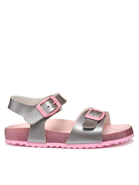 Geox Geox Sandále J Adriel J558MI 000NF C0566 S Strieborná