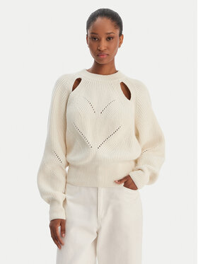 BOSS BOSS Sweter Farlant 50554767 Beżowy Relaxed Fit