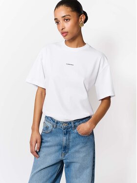 La Mania La Mania T-Shirt RIHO Bílá Basic Fit