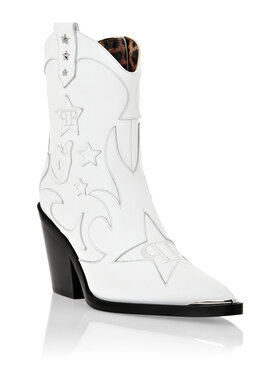 PHILIPP PLEIN PHILIPP PLEIN Čižmy 8979 Biela