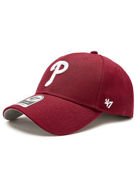47 Brand 47 Brand Шапка с козирка MLB Philadelphia Phillies '47 MVP B-MVP19WBV-CAA Червен