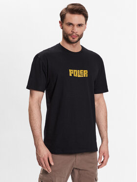 Poler Poler Tricou 231APM2002 Negru Regular Fit