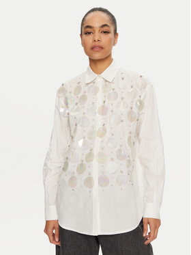 PINKO PINKO Cămașă 102476 A1P1 Alb Regular Fit