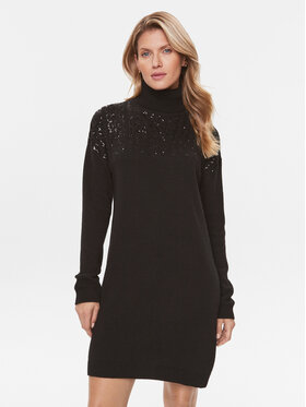 Liu Jo Liu Jo Vestito di maglia MF3077 MS16G Nero Relaxed Fit