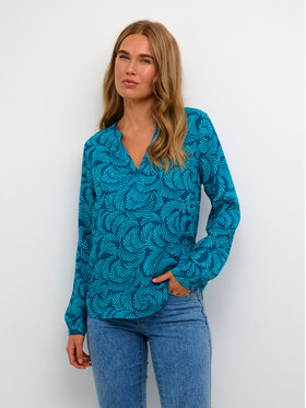 Kaffe Kaffe Majica Marta 10507635 Plava Regular Fit