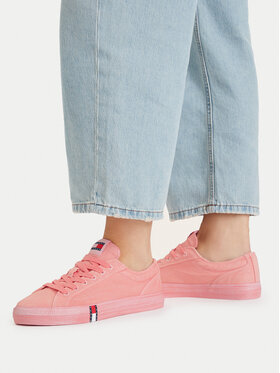 Tommy Jeans Tommy Jeans Πάνινα παπούτσια Archive Vulc Y2K Washed Canvas EN0EN02957 Ροζ