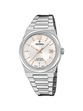 Festina Festina Zegarek F20035-2 Srebrny