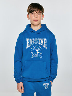 BIG STAR BIG STAR Bluza LAMEN Niebieski Basic Fit