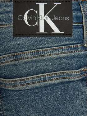 Calvin Klein Jeans Jeans Hlače IB0IB01912 Modra Slim Fit