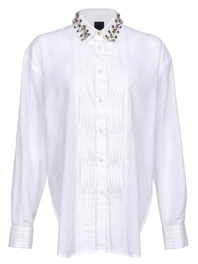 Pinko Pinko Camicia 103195-a1px-z04 Bianco Regular Fit