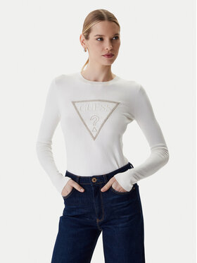 Guess Guess Džemper W6RR49 Z2NQ2 Écru Regular Fit